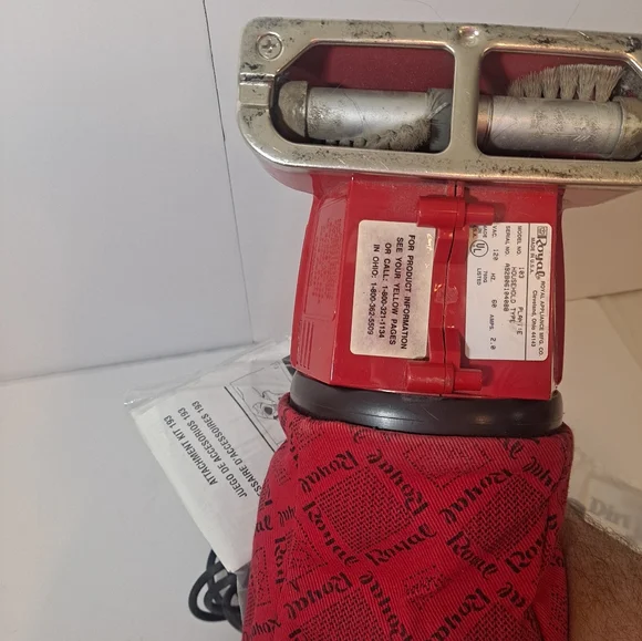 Royal Dirt Devil Model 103 Hand Held Vacuum Cleaner Red Corded - Tested Working - Picture 6 of 7